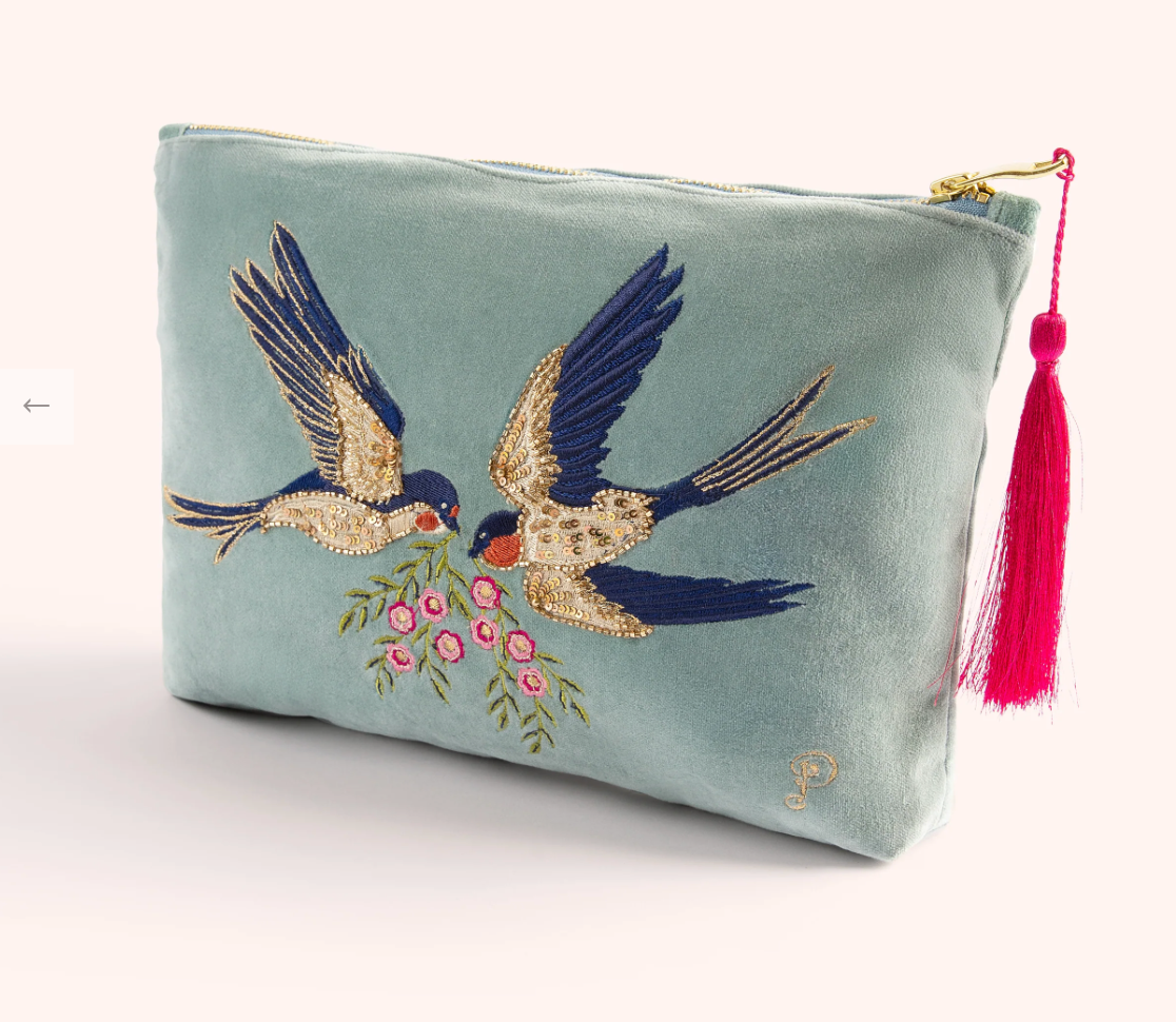 POCHETTE SWALLOWS - Powder