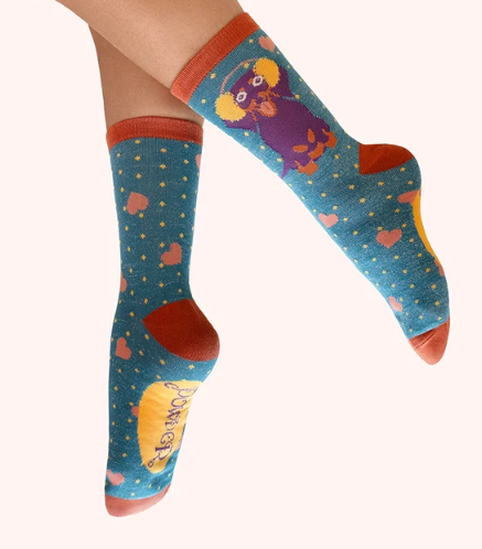 CALZINO SAUSAGE DOG GLITTER - Powder