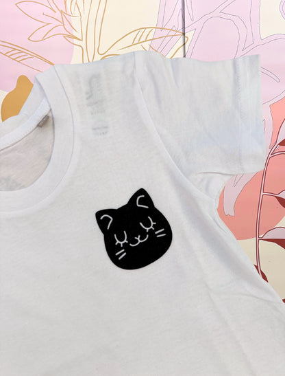 T-SHIRT GATTO BABY - Hand made