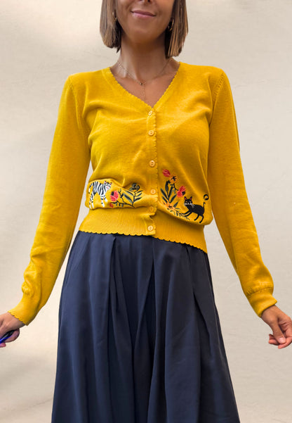 CARDIGAN CRACOVIA GIALLO - Smile Vestidor
