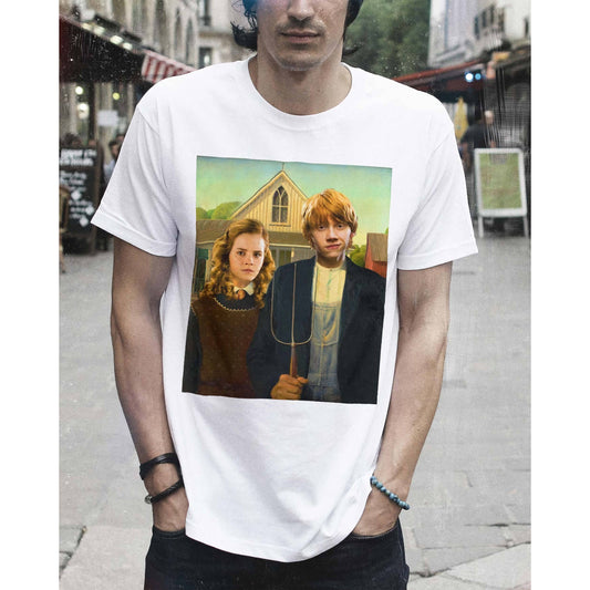 T-SHIRT RON E HERMIONE - Grafitee