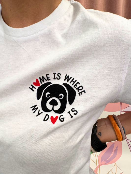 T-SHIRT DOG HOME - Hand made