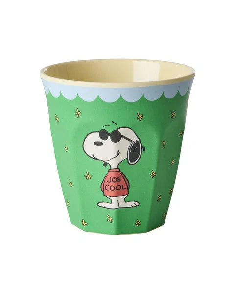 BICCHIERE LARGE GREEN SNOOPY - Rice