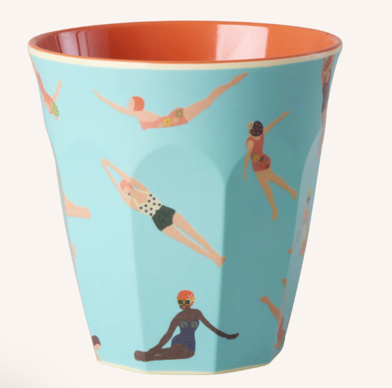 BICCHIERE LARGE RETRO SWIMMSTER - Rice