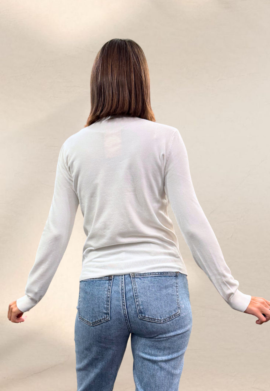 MAGLIONE BASIC MOON - Paris Fashion Shop
