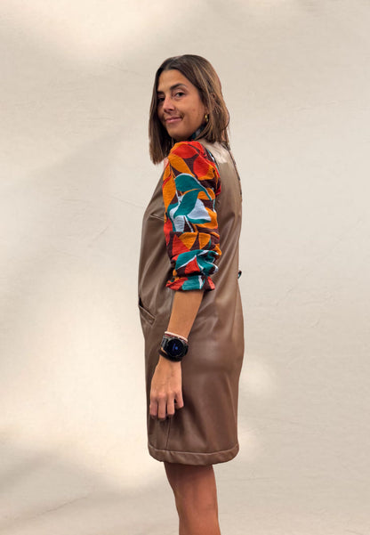 ABITO ADELE BROWN - Paris Fashion Shop