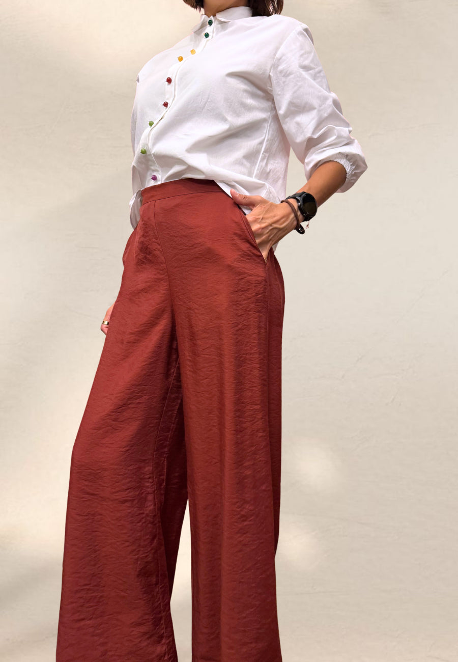 PANTALONE BAMBU MARRONE - Pepaloves
