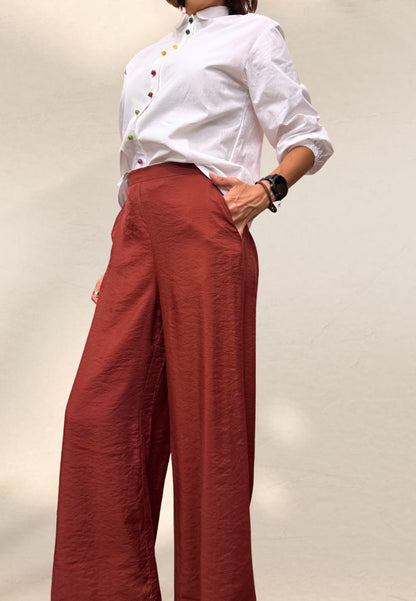 PANTALONE BAMBU MARRONE - Pepaloves