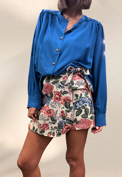 CAMICIA MI AMOR BLU - Pepaloves