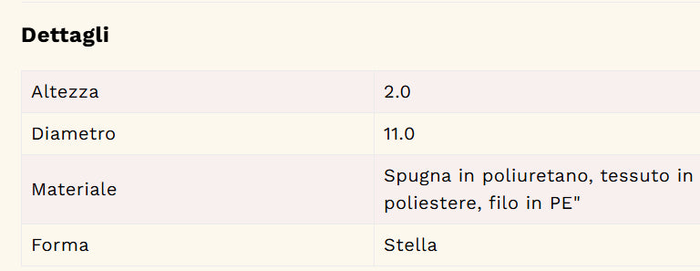 SPUGNA CUCINA STELLA