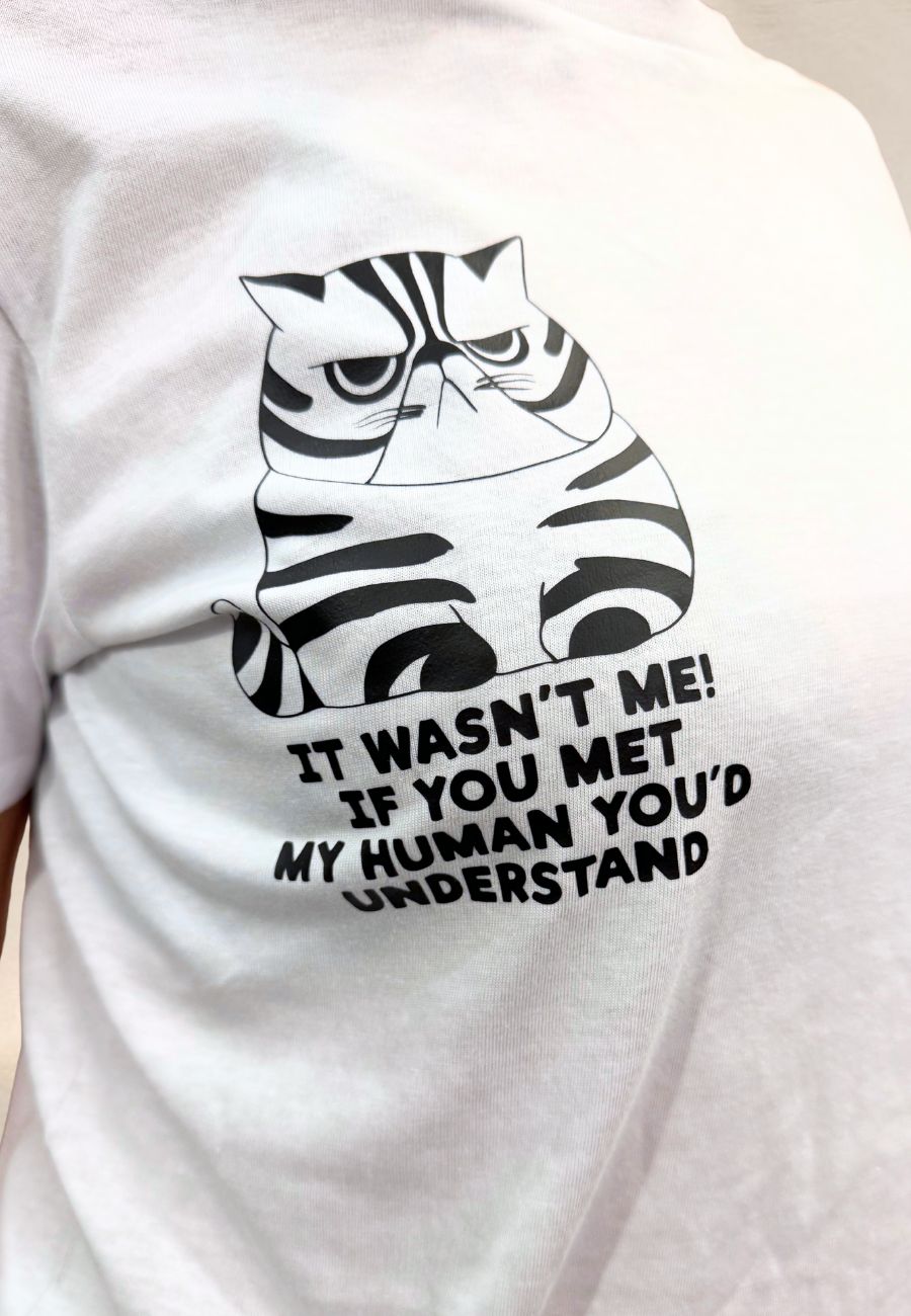 T-SHIRT GATTO MANOLO - Hand made