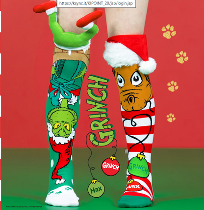 GRINCH AND THE CHIMNEY SOCKS - Madmia