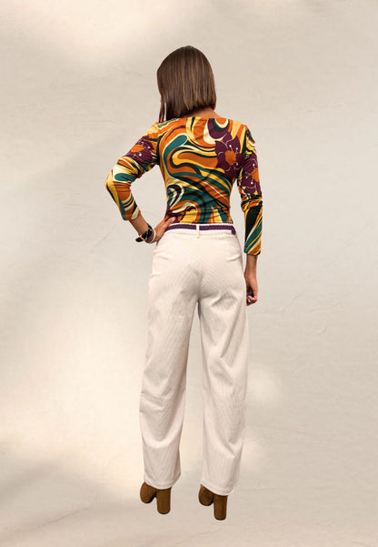 PANTALONE MATY ECRU - Compania Fantastica