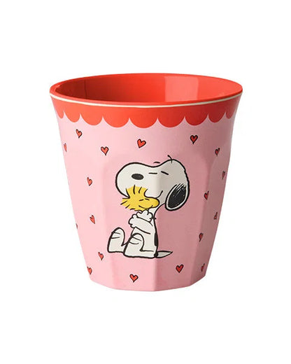 BICCHIERE LARGE PINK SNOOPY - Rice