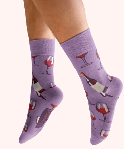 CALZINO RED WINE MEN - Powder