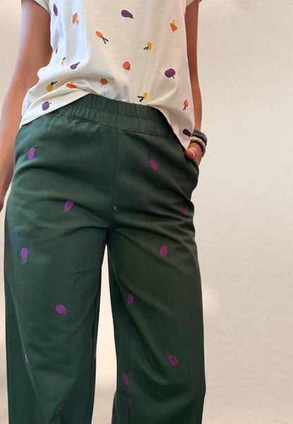 PANTALONE AUBERGINE - Compania Fantastica