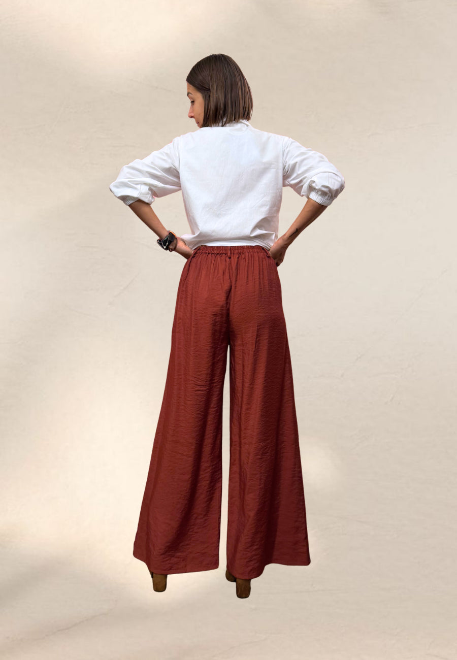 PANTALONE BAMBU MARRONE - Pepaloves