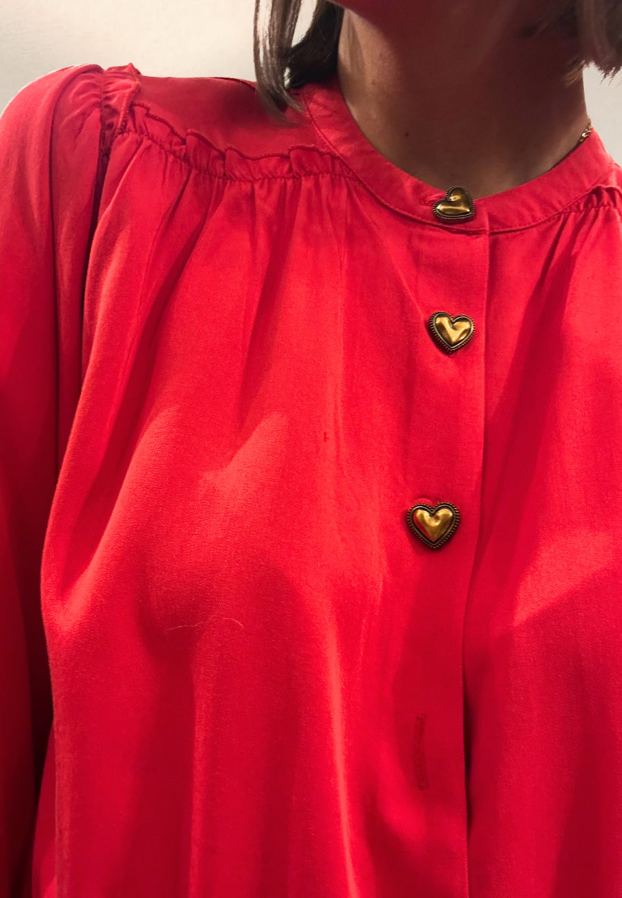 CAMICIA MI AMOR ROSSO - Pepaloves