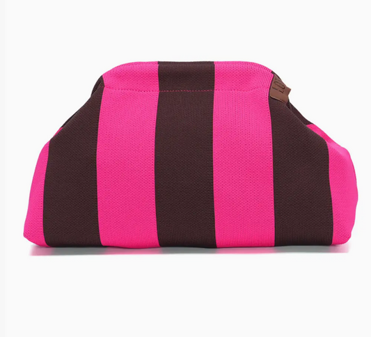 BORSA EMMA RIGHE FUCSIA - LOT83