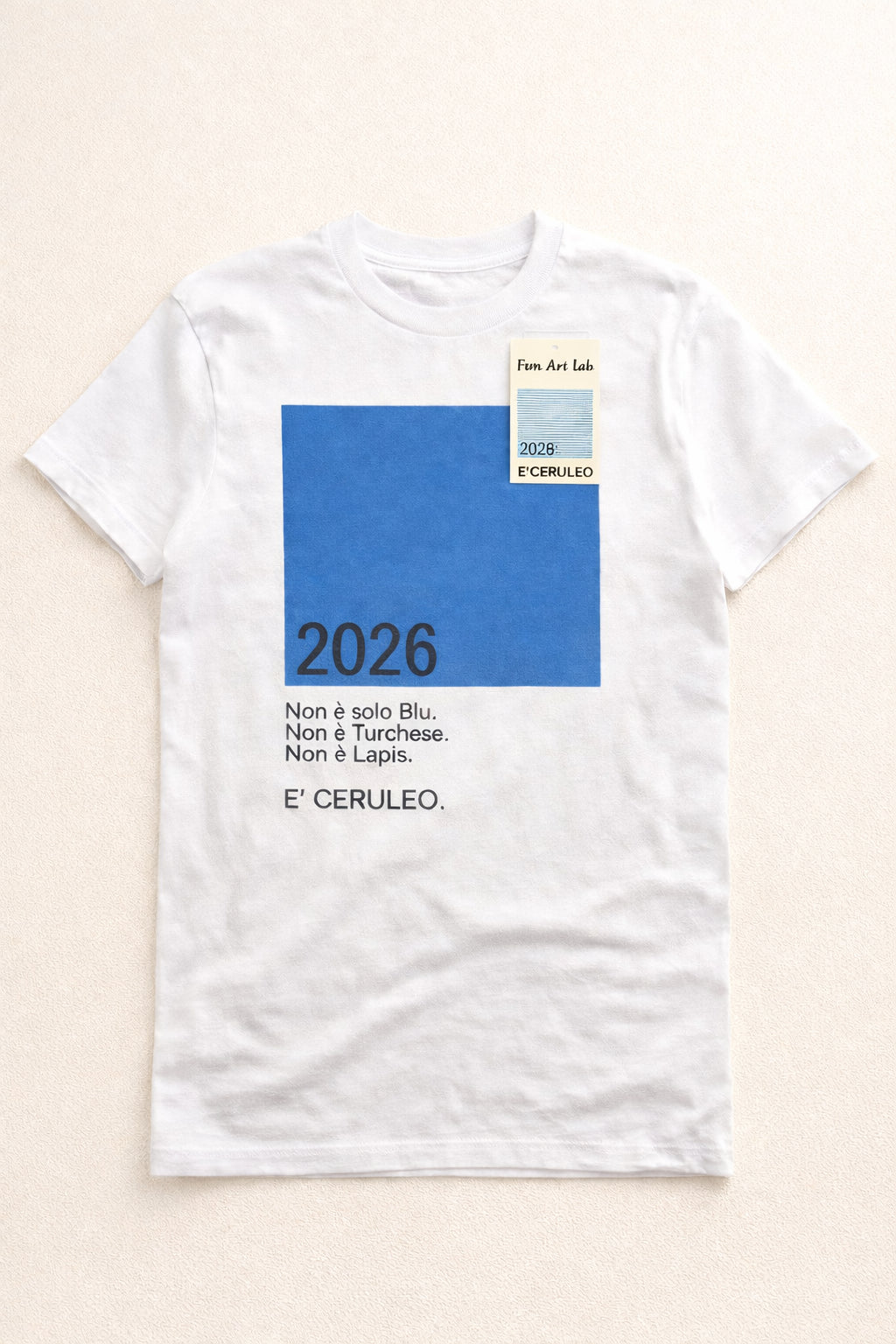 T-SHIRT E' CERULEO! - Hand made
