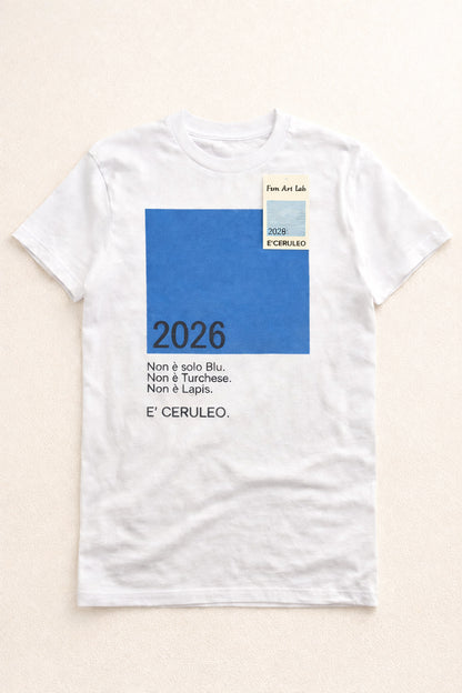 T-SHIRT E' CERULEO! - Hand made
