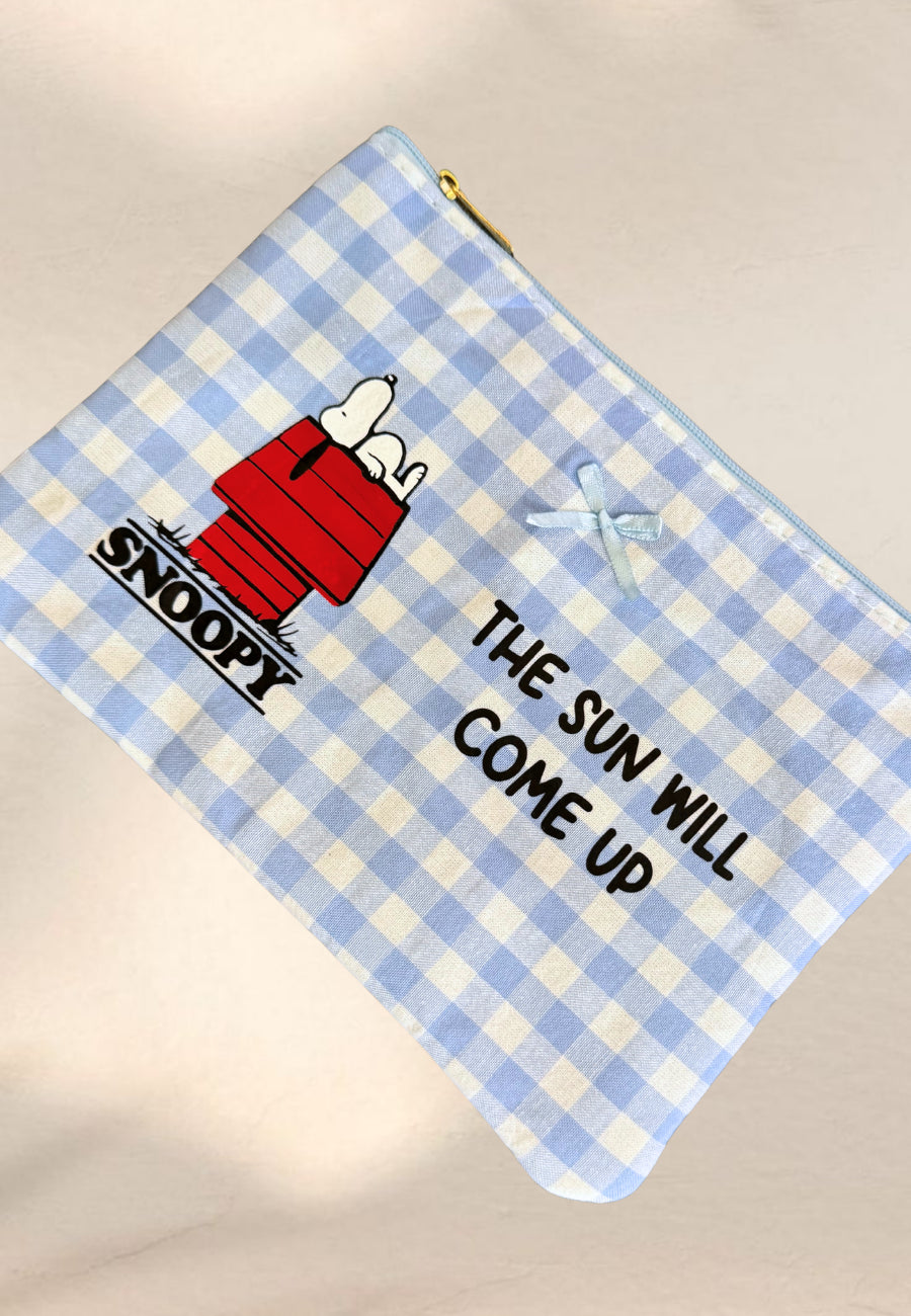 POCHETTE SNOOPY SUN - Hand made