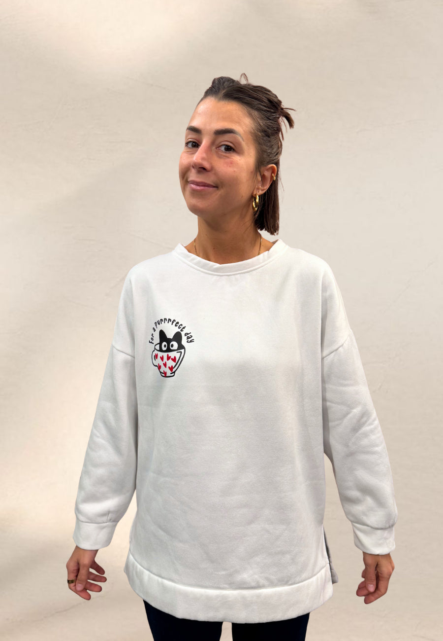 FELPA PURRRFECT DAY - Hand made