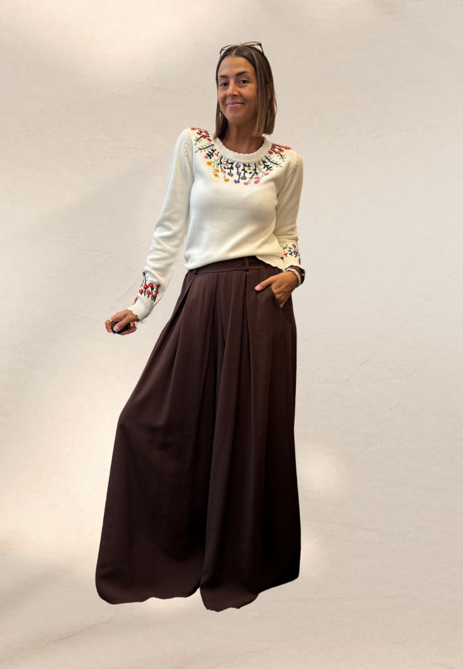MAGLIONE OPORTO BIANCO - Smile Vestidor