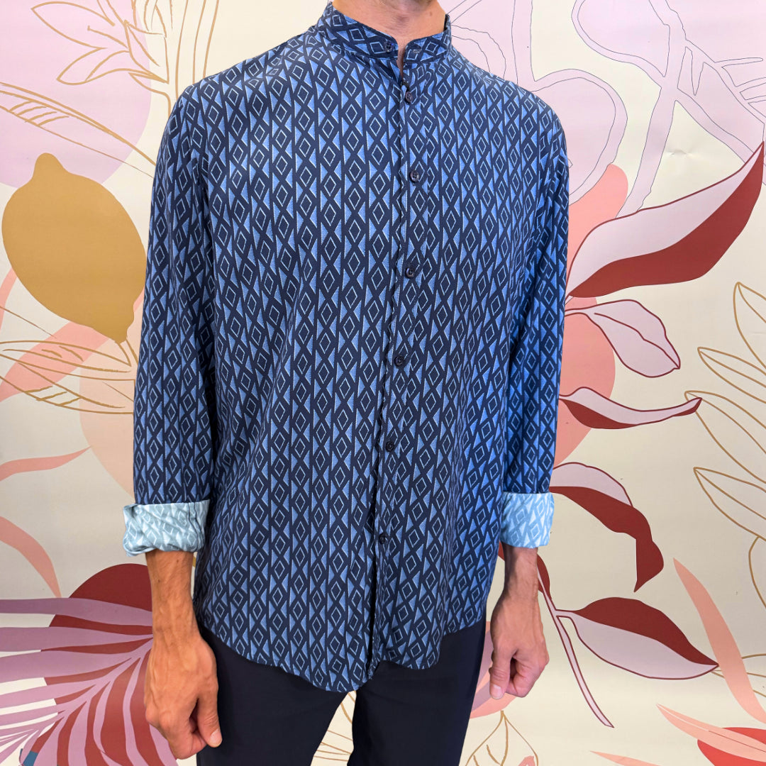 CAMICIA PISTAGNA - Over D