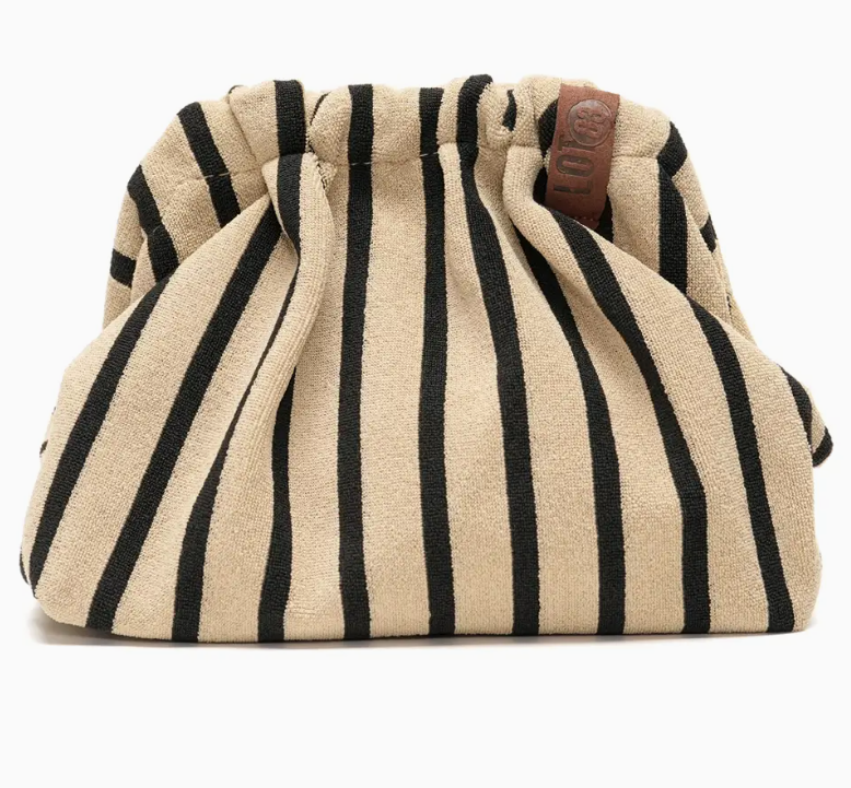 BORSA EMMA STRIPE BLACK - LOT83