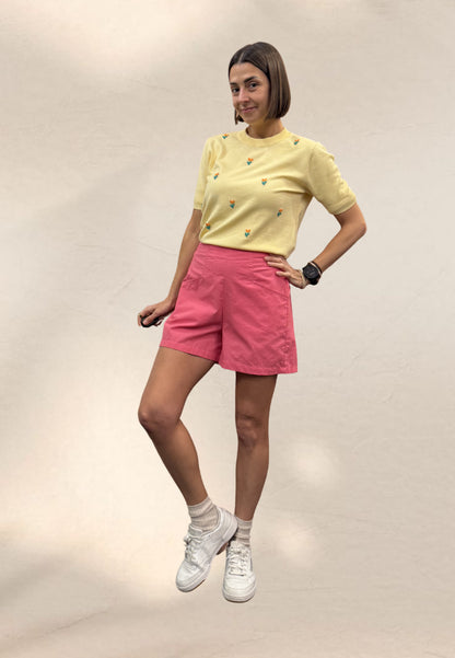 SHORTS AMY PINK - Compania Fantastica