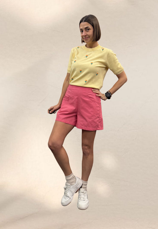 SHORTS AMY PINK - Compania Fantastica
