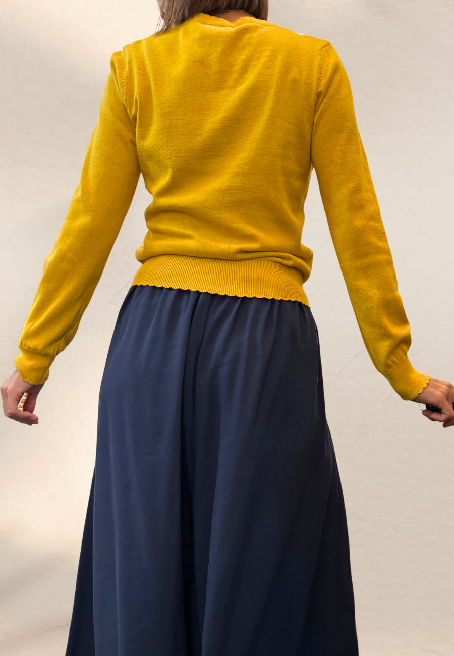 CARDIGAN CRACOVIA GIALLO - Smile Vestidor
