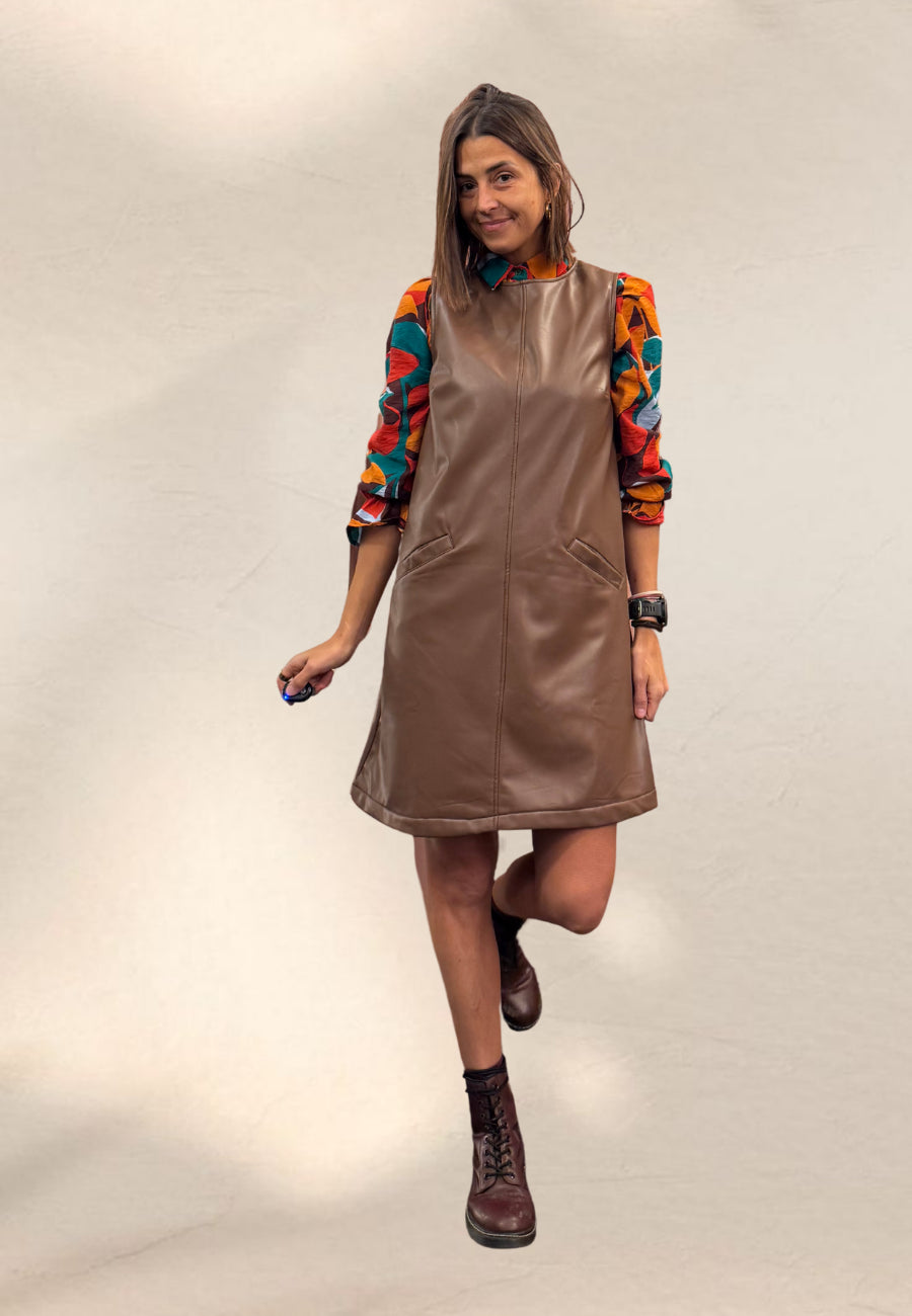 ABITO ADELE BROWN - Paris Fashion Shop