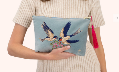 POCHETTE SWALLOWS - Powder