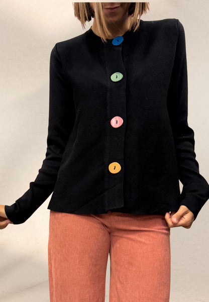 CARDIGAN LUCILLA NERO - Compania Fantastica