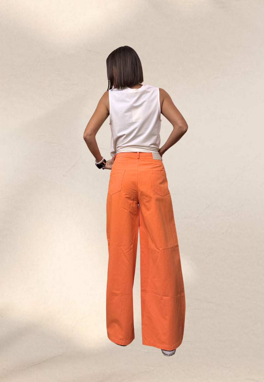 JEANS MEG ORANGE - Compania Fantastica
