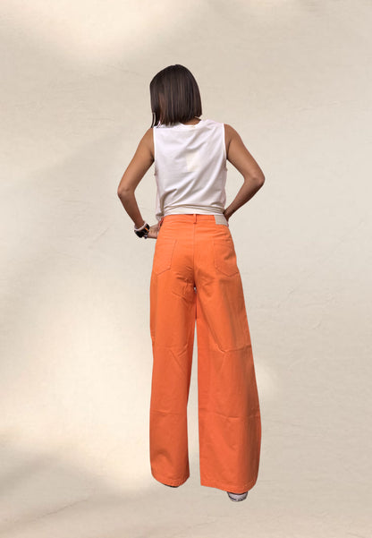 JEANS MEG ORANGE - Compania Fantastica