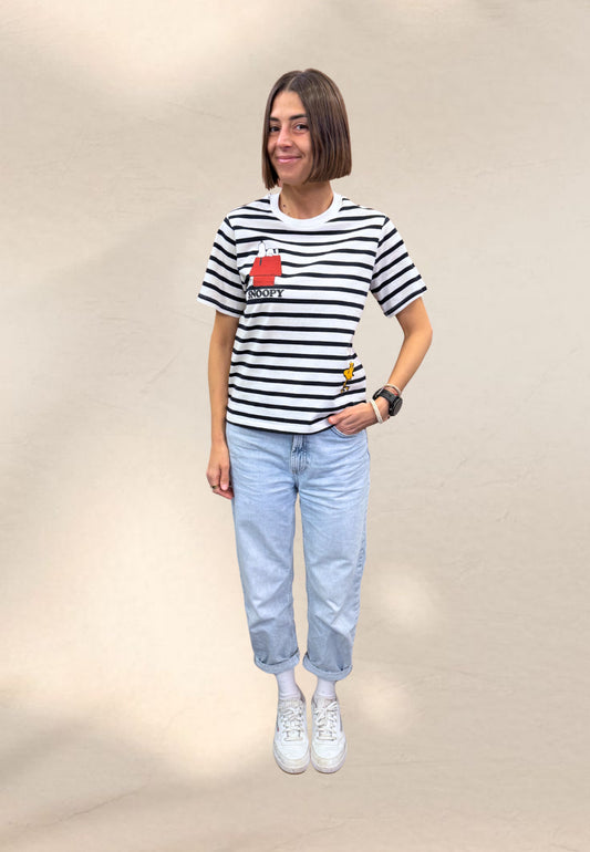 T-SHIRT SNOOPY RIGHE - Fun Art Lab