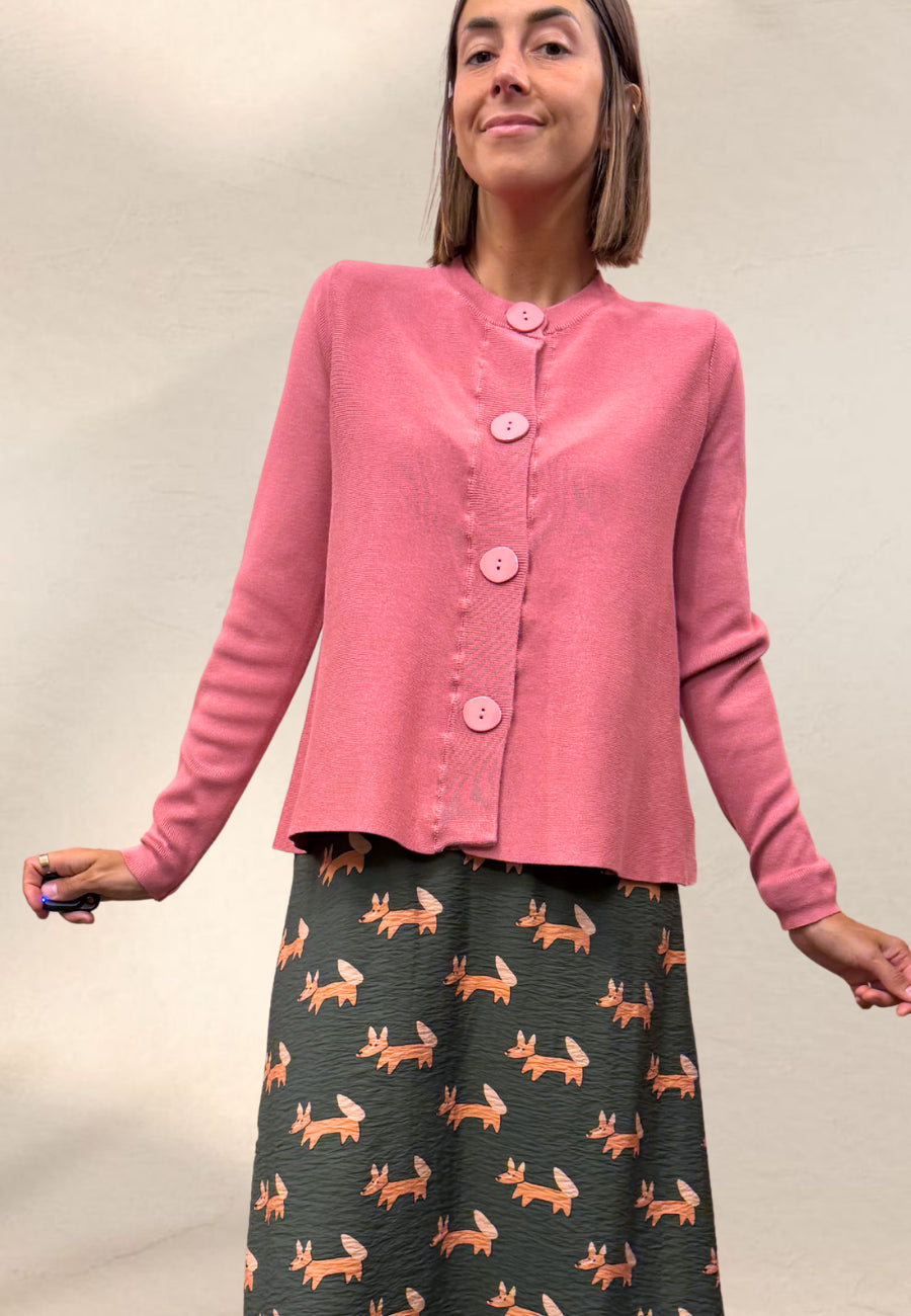 CARDIGAN LUCILLA ROSA - Compania Fantastica