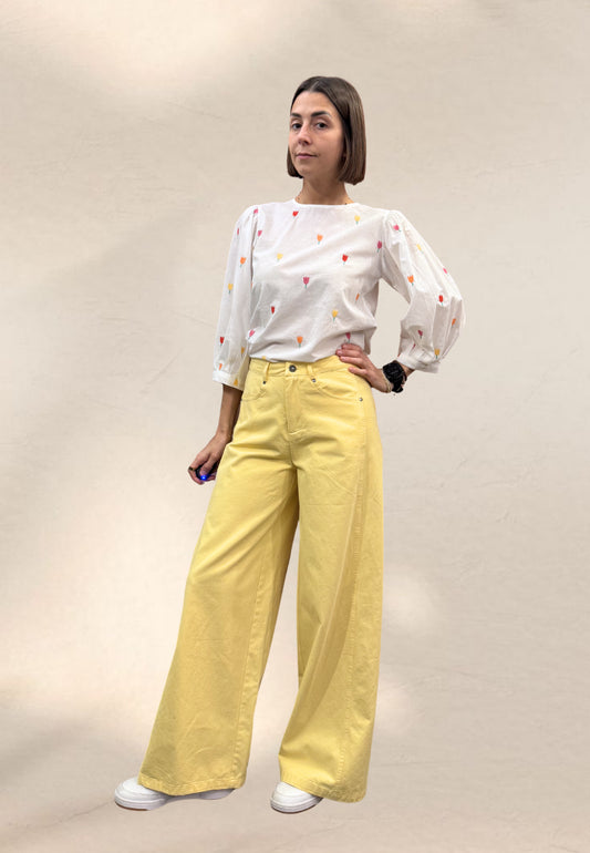 JEANS MEG YELLOW - Compania Fantastica